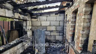 В Калужской области на пожаре в дачном товариществе погиб 58-летний мужчина