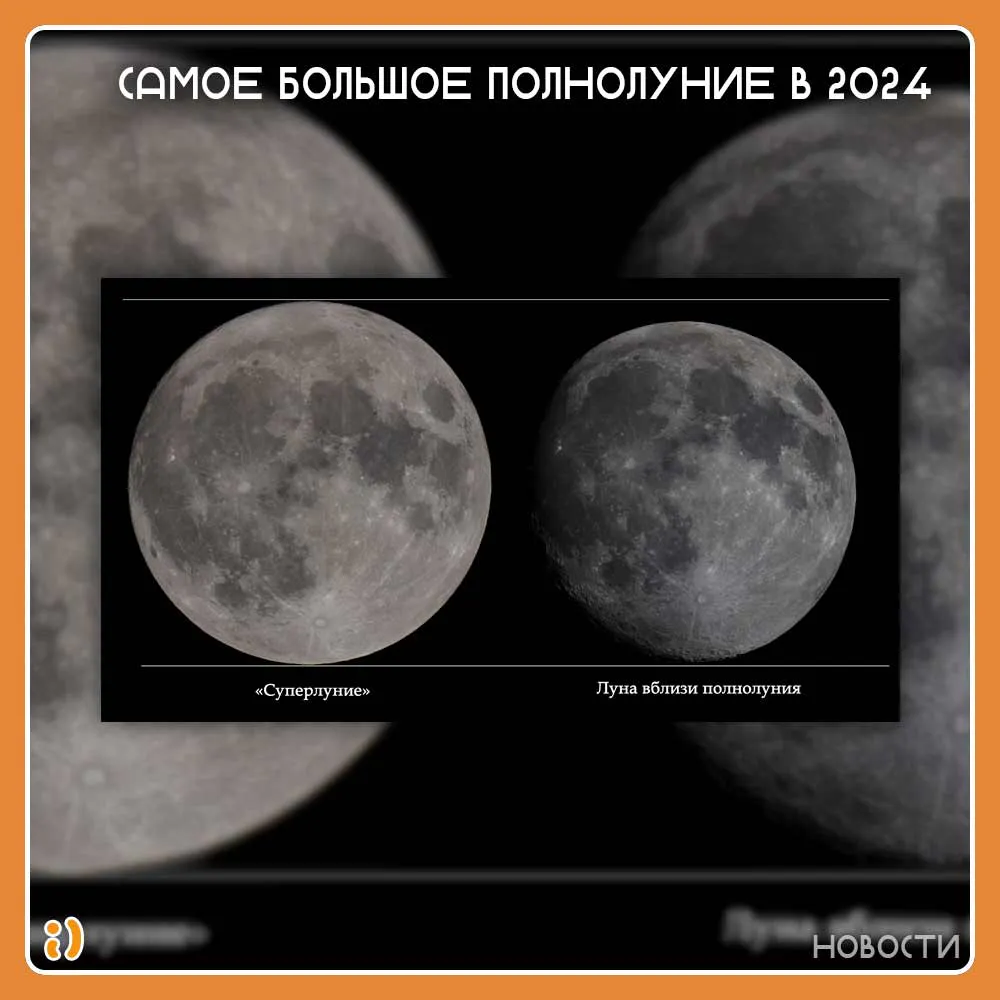 САМОЕ БОЛЬШОЕ ПОЛНОЛУНИЕ В 2024
