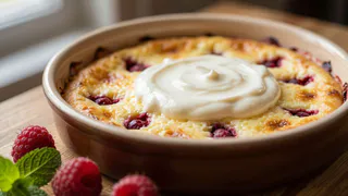 Все смешали и в духовку: творожная запеканка с малиной вкуснее, чем пломбир — 2 слоя в одном рецепте