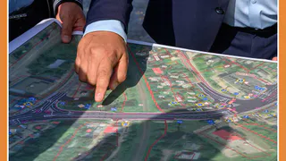 Владислав Шапша проконтролировал ход реконструкции Синих мостов