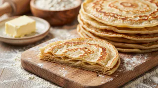 Только мука и кипяток: вкуснятина из ничего – часто готовлю слоёные лепёшки вместо хлеба