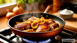 Мягкая куриная печень с луком: секрет этой ресторанной нежности, которую легко повторить дома