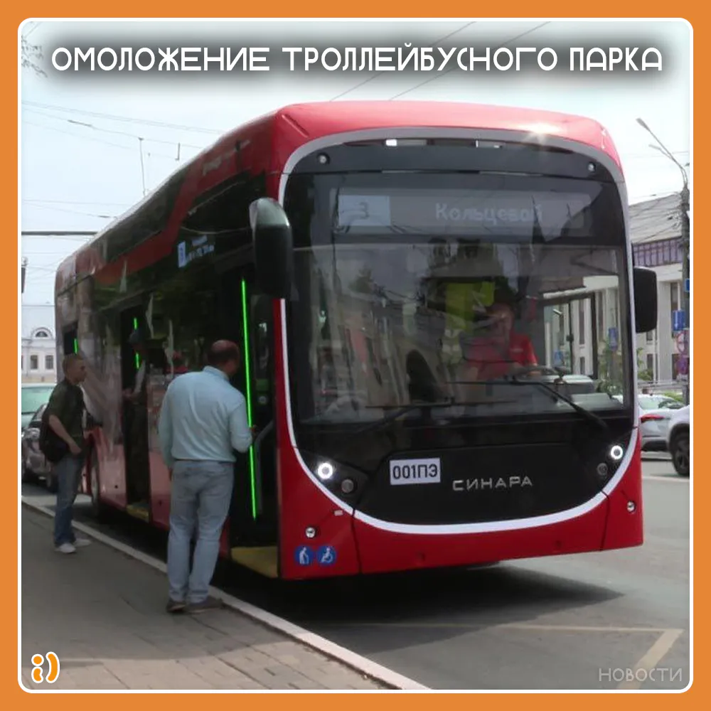 ОМОЛОЖЕНИЕ ТРОЛЛЕЙБУСНОГО ПАРКА