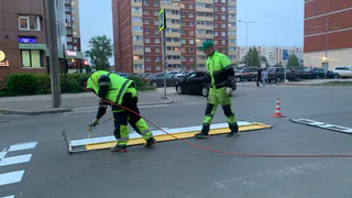 На дорогах Калужской области установят 52 проекционных перехода и более 1300 знаков