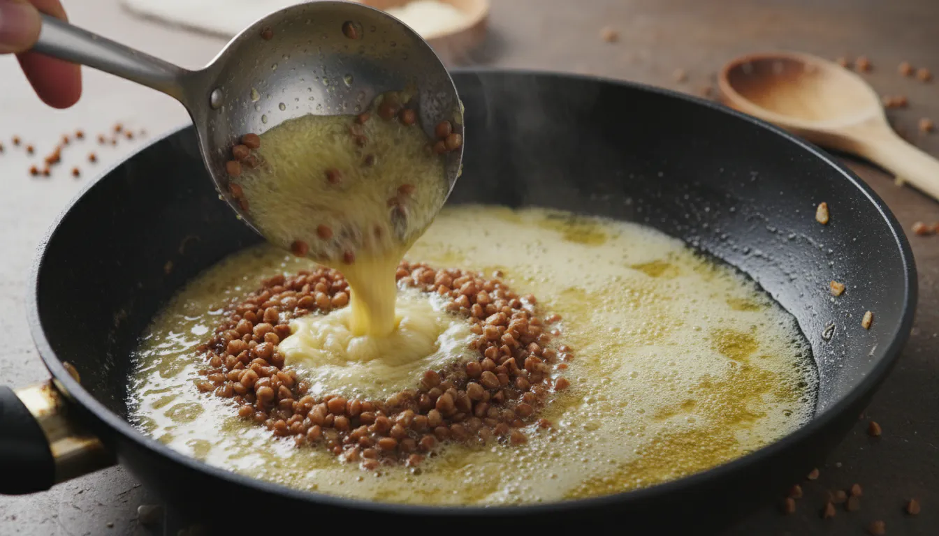 Кидаю гречку в кипящее масло: такой вкуснющий деликатес получается — никакого мяса не надо