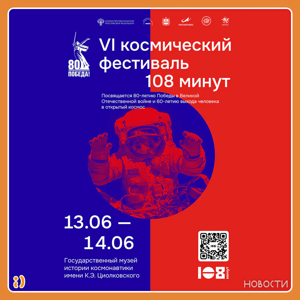 VI КОСМИЧЕСКИЙ ФЕСТИВАЛЬ «108 МИНУТ» В ГМИК ИМ. К.Э. ЦИОЛКОВСКОГО