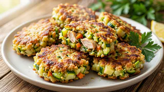 Смешиваю тёртый кабачок с картошкой и ложкой аджики: готовлю сочные котлеты с куриным филе — со стола сметают за минуту