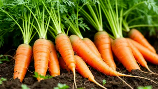 Использую 2 бюджетных средства для выращивания крупной моркови без разветвлений. 4 недели особого ухода дают отличный результат
