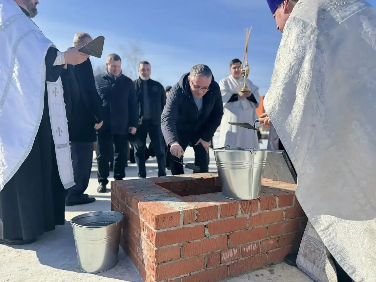 На Правобережье Калуги начали строить храм в честь Всемилостивого Спаса