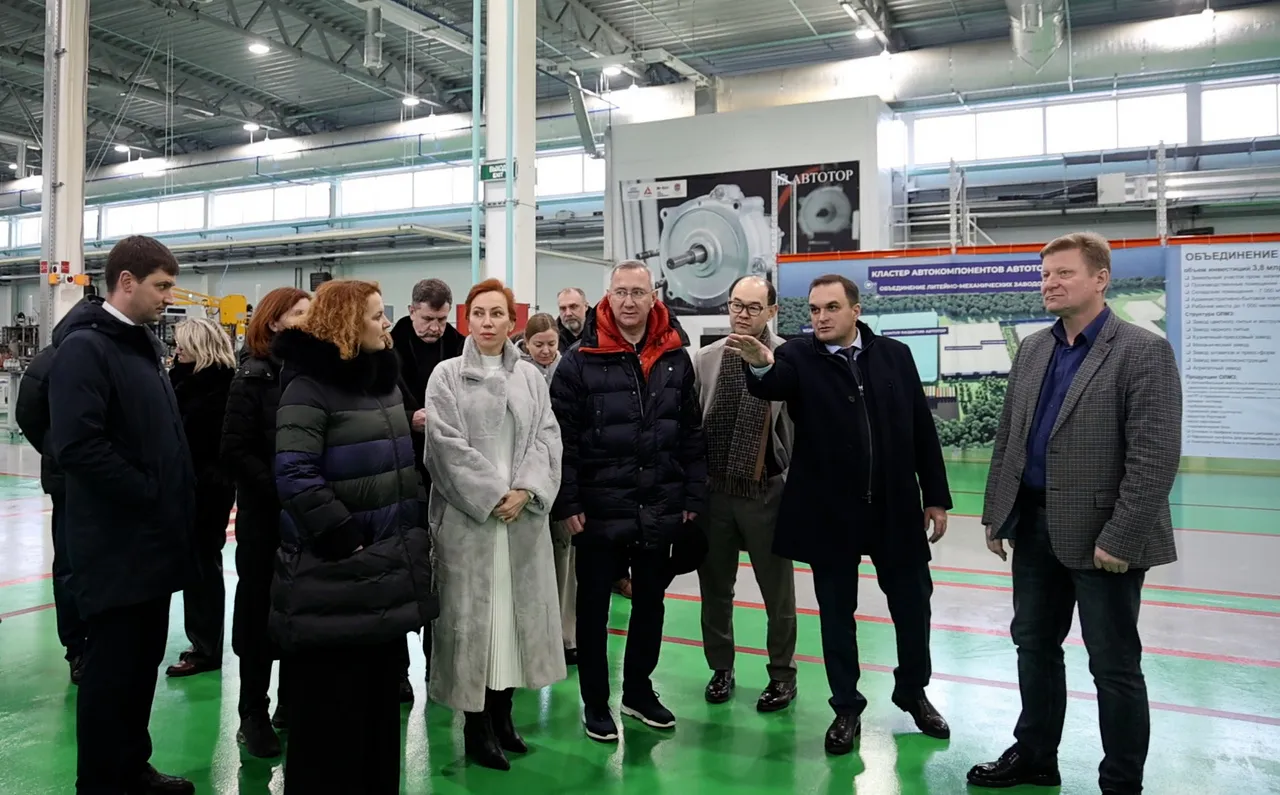 Калужская делегация во главе с губернатором изучила опыт калининградского автопроизводства "Автотор"