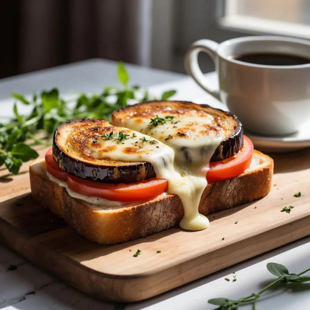 Тост с баклажаном — мой новый утренний ритуал: просто, полезно и так вкусно, что этот завтрак стал любимым