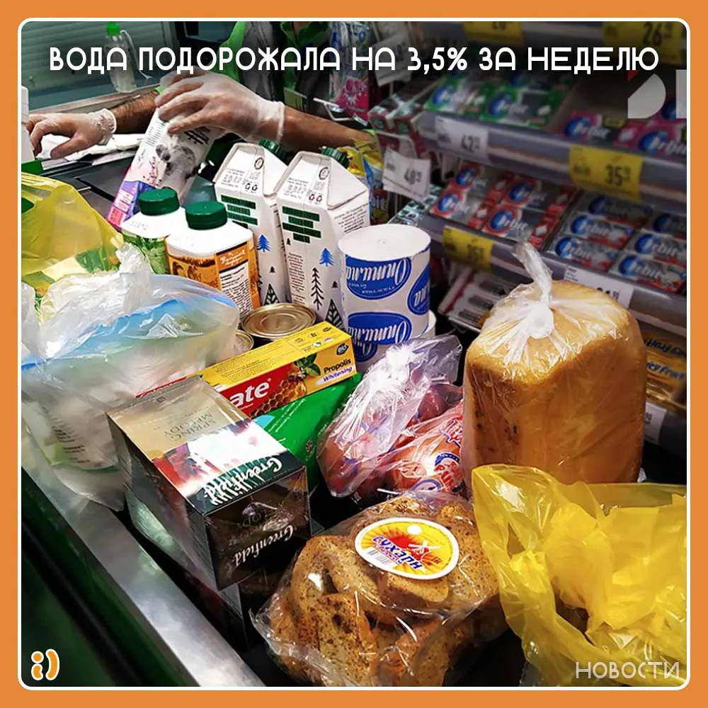 ВОДА ПОДОРОЖАЛА НА 3,5% ЗА НЕДЕЛЮ