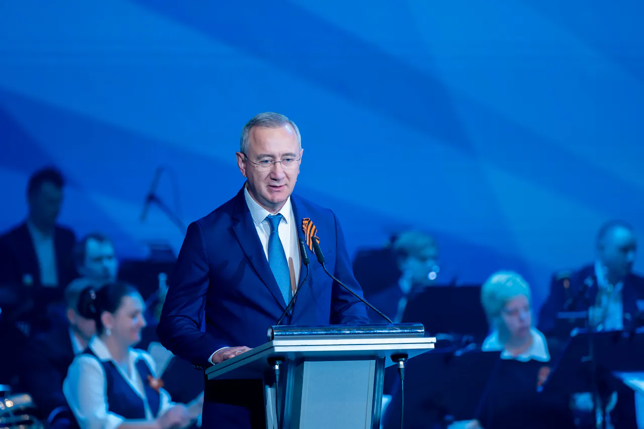 Владислав Шапша выступил на торжественном собрании в честь Дня Великой Победы в Калуге