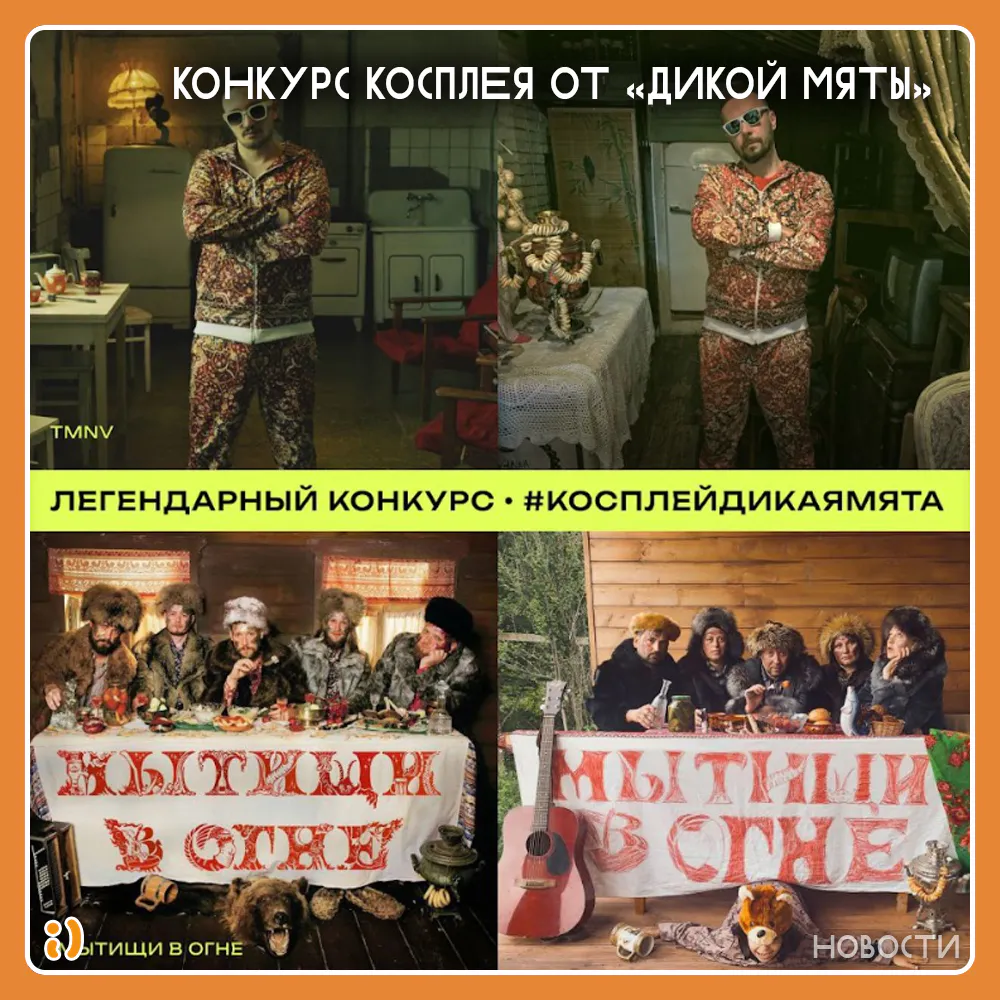 КОНКУРС КОСПЛЕЯ ОТ «ДИКОЙ МЯТЫ»