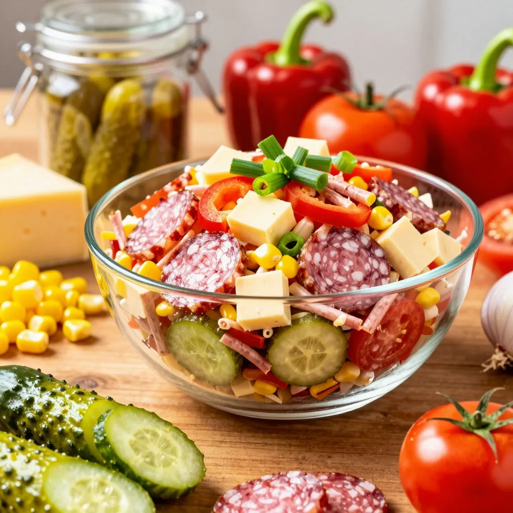 Вкусный салат — и не надо ничего варить: готовим «Мексику», только смешать 5 простых ингредиентов