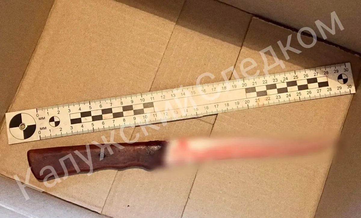 В Калужской области 59-летняя женщина зарезала сожителя во время бытовой ссоры