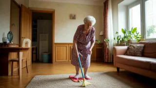 75-летняя бабушка дома почти не убирается, но у нее всегда чистота и свежесть в доме