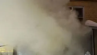 В центре Калуги ночью загорелся подвал: есть пострадавший