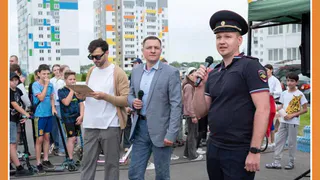 ГАИ г. Калуги приняла участие в открытии скейт-парка в "Веснушках"