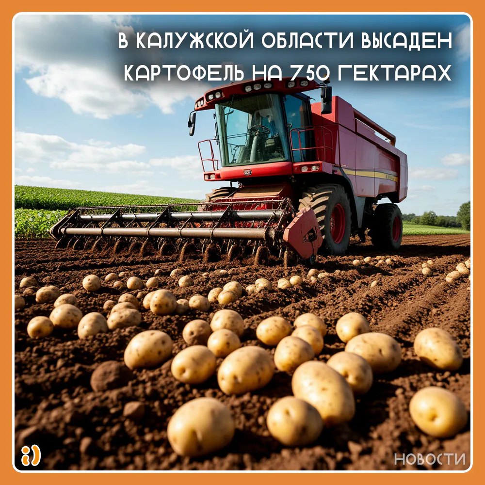 В КАЛУЖСКОЙ ОБЛАСТИ ВЫСАДЕН КАРТОФЕЛЬ НА 750 ГЕКТАРАХ